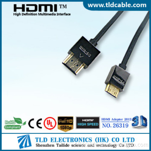 Mental Housing Slim Mini HDMI to HDMI Cable